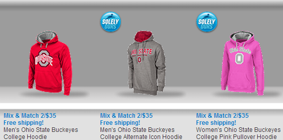 ncaa hoodies 2 for 35