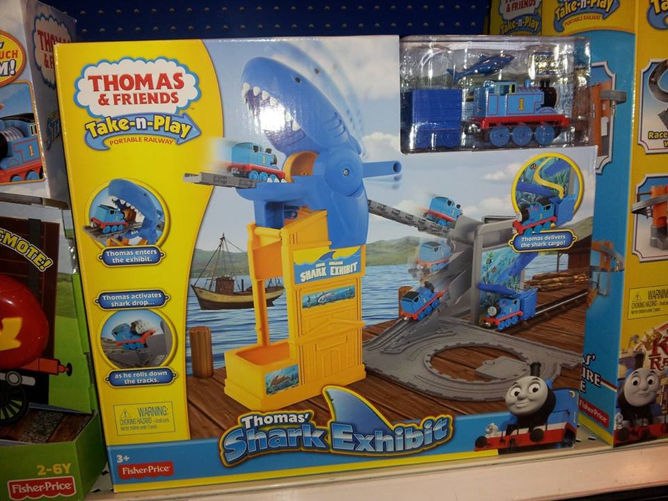 thomas the train shark exhibit