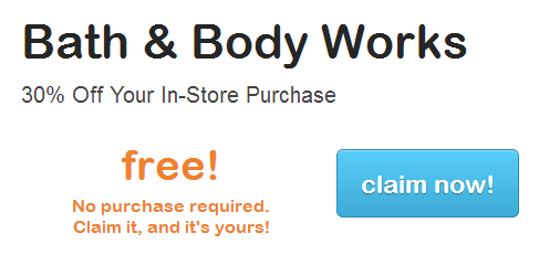 bath and body works coupon