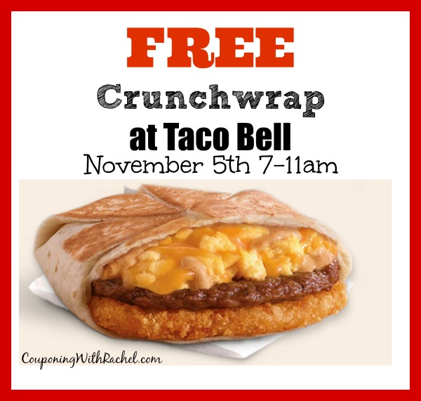 free crunchwrap at taco bell