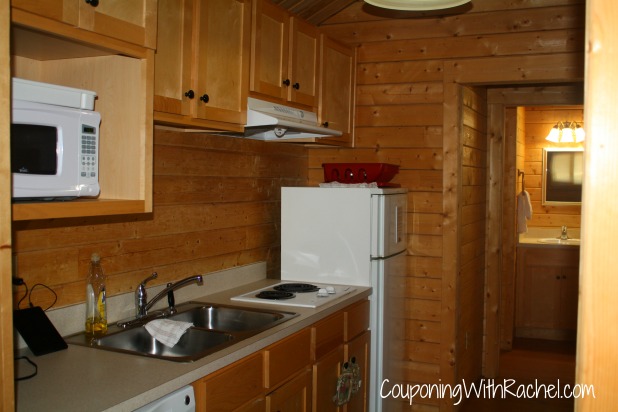 carowinds camp wilderness cabins review kitchen