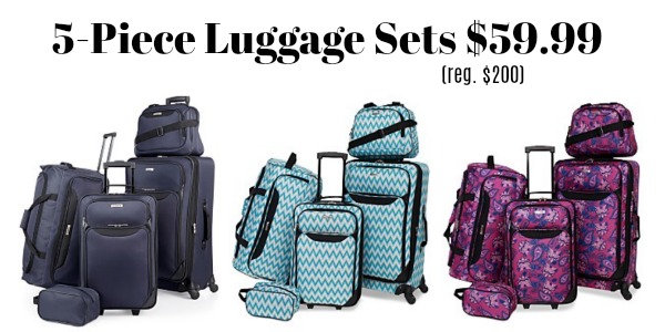 tag 5 piece luggage set