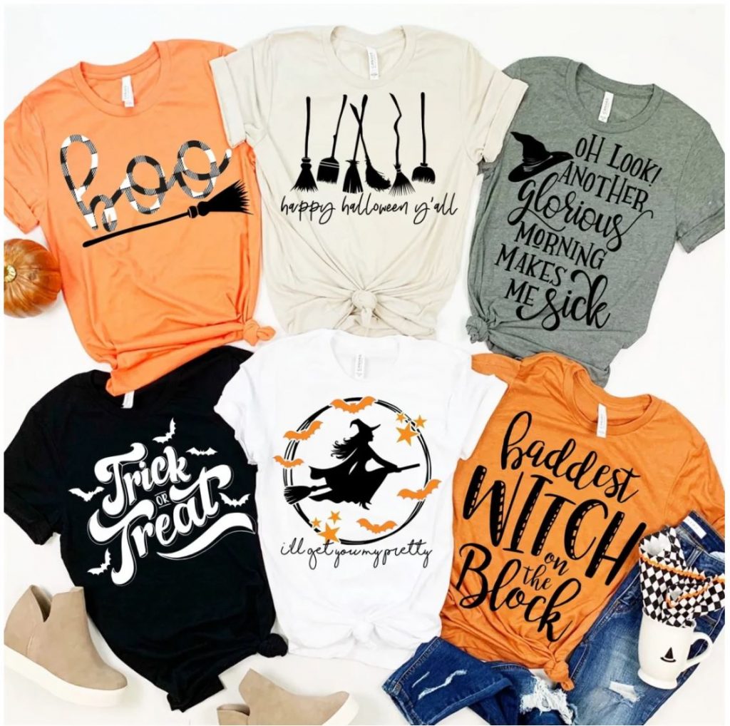 halloween tees