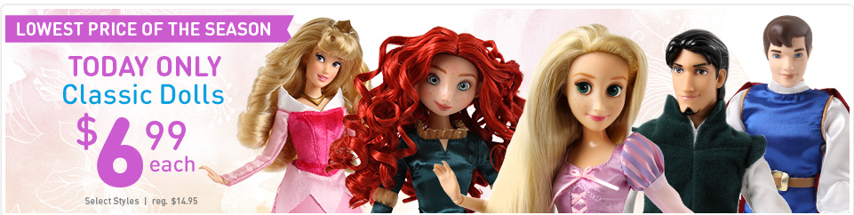 disneystore dolls