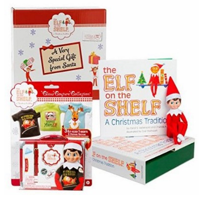 Elf on the Shelf Set + Bonus 3-Piece Oufit + Limited Edition Tin ...