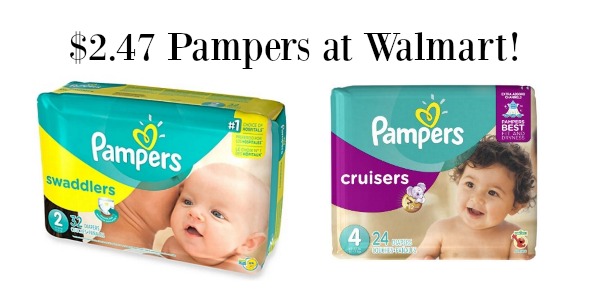 $2.47 Pampers Diapers at Walmart! - Couponing with Rachel