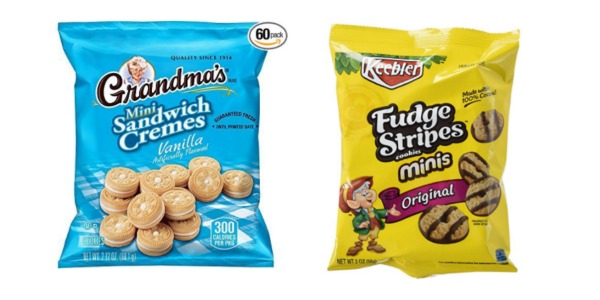 Grandmas Sandwich Cookies Vanilla Creme Minis Pack Of 60 And Keebler Fudge Shoppe Cookies 0535