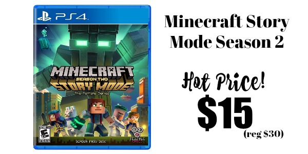 minecraft story mode ps4 price