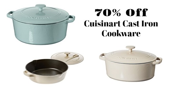Amazon: Up to 70% Off Cuisinart Cast Iron Cookware - Couponing with Rachel