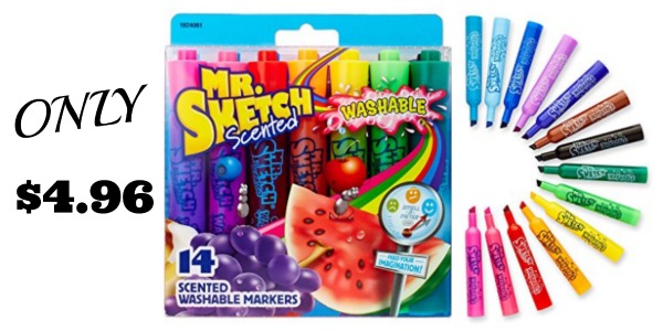 Mr. Sketch Chisel Tip Scented Markers 12-Color Set