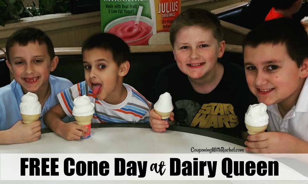 Dairy Queen FREE Cone Day on March 21st Couponing with Rachel