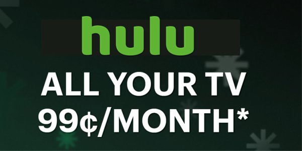 Hulu Black Friday Offer ~ 99¢/Month! - Couponing with Rachel