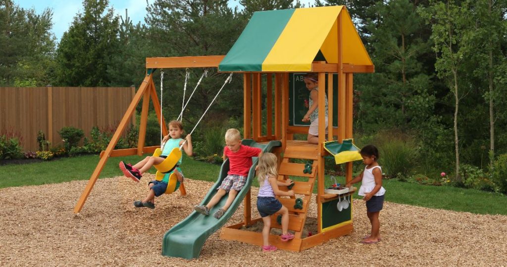 kidkraft wooden playset