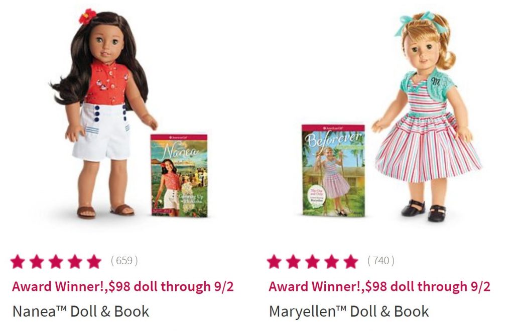 american girl doll discounts