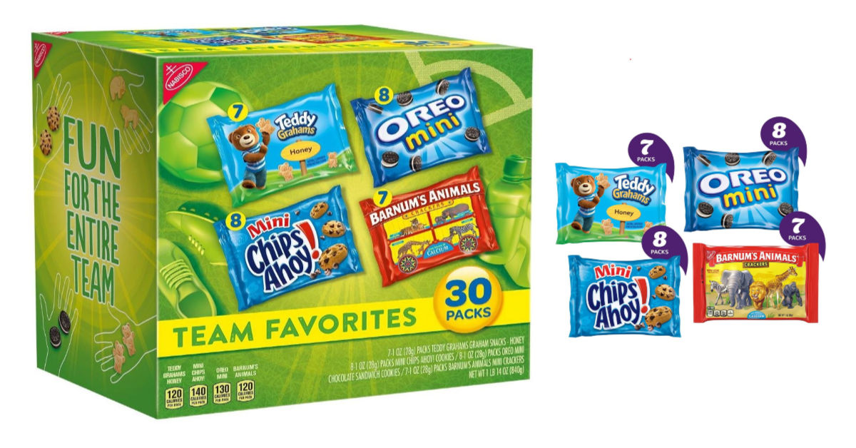 Nabisco Snacks - 30 packs [1 lb 14 oz (840 g)]