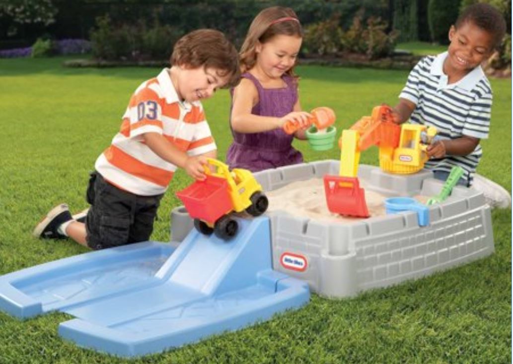 little tikes digger sandbox