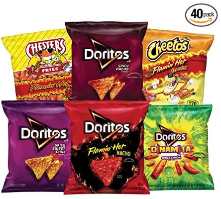 Frito-Lay Fiery Mix Variety Pack, 40 Count - Couponing with Rachel