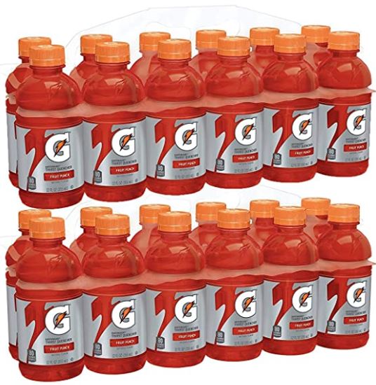 Gatorade Thirst Quencher, Fruit Punch, 12 Ounce Bottles (Pack of 24 ...