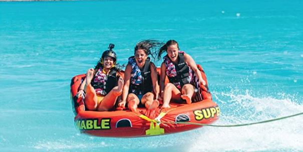 SportsStuff Super Mable 1-3 Rider Towable Tube for Boating Couponing with  Rachel