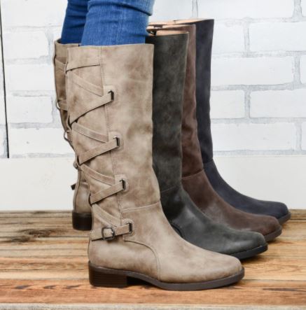 lace up riding boots wide calf