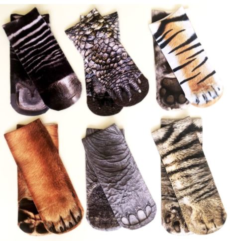 Animal Paw Socks ONLY $8.98 Shipped - Couponing with Rachel