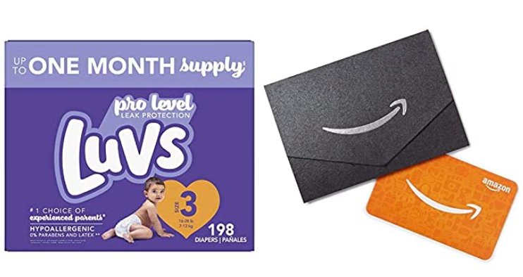 Luvs Ultra Leakguards Diapers LARGE Box Sizes 2-6 & Recieve $10 Amazon ...