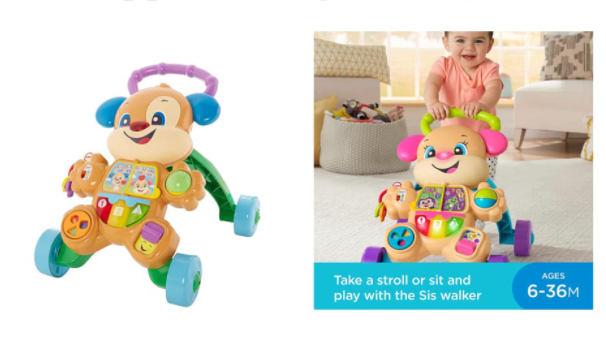 Fisher-Price Laugh & Learn Smart Stages Learn with Sis Walker Baby
