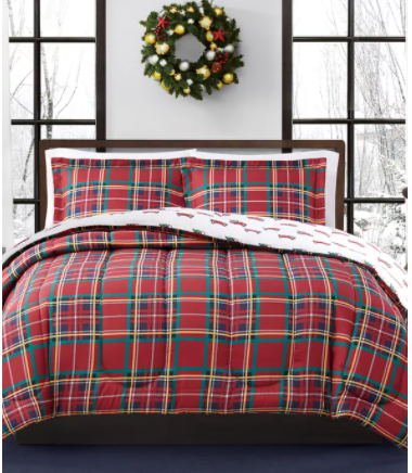 Holiday Tartan 2-Pc. Reversible Comforter Set Only $19.99 - Couponing ...