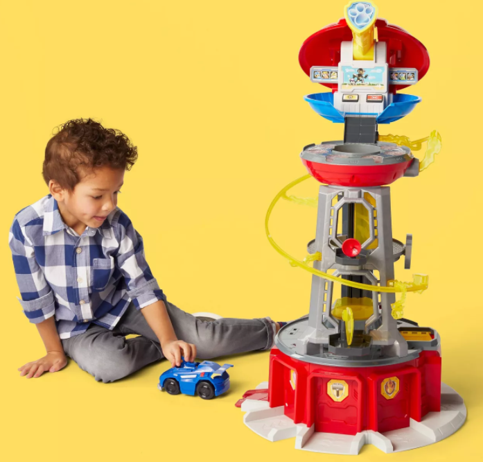 PAW Patrol Super Mighty Pups Lookout Tower with Chase Figure $43.99 ...