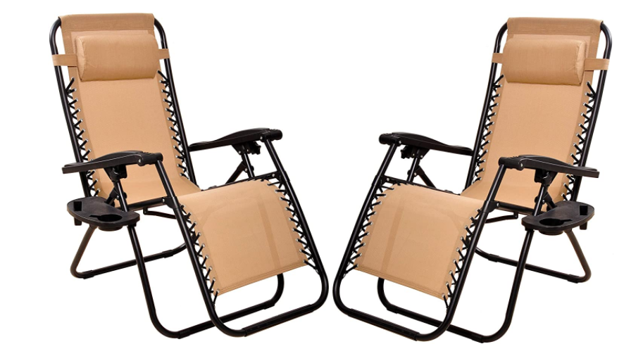 TWO Zero Gravity Chairs Only $73.74 + FREE Prime Shipping