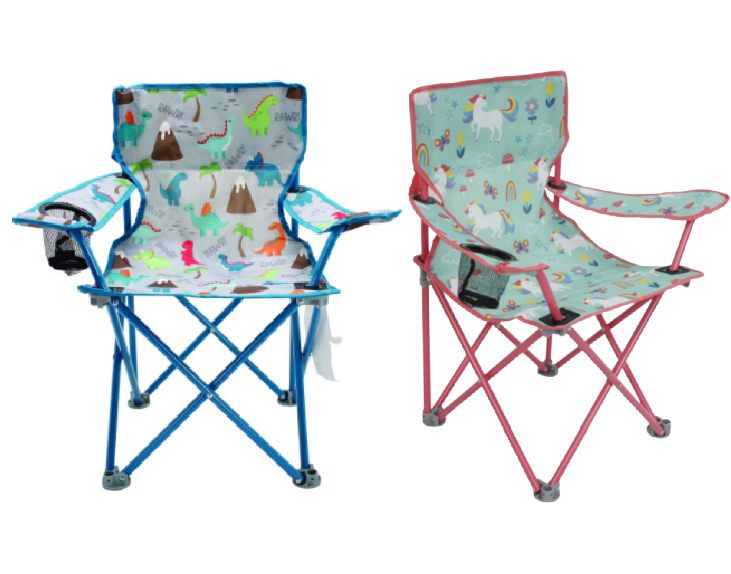 Kids Unicorn and Dino Camping Chairs Under $6 - Couponing with Rachel