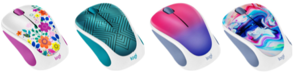 Logitech Design Collection Wireless Optical Mouse with Nano Receivers ...