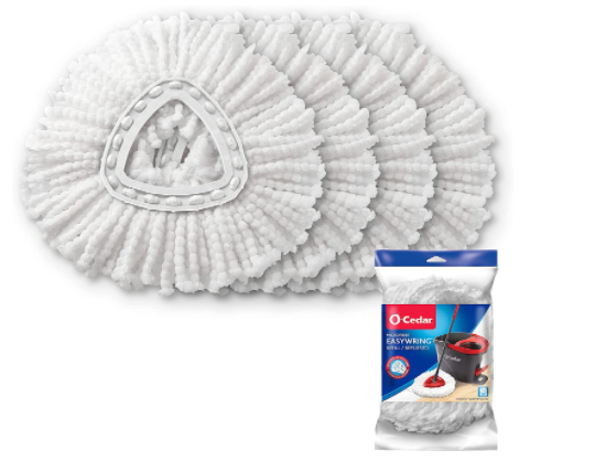 O-Cedar EasyWring Spin Mop Microfiber Refill (4pk) - 51% off! - Couponing  with Rachel