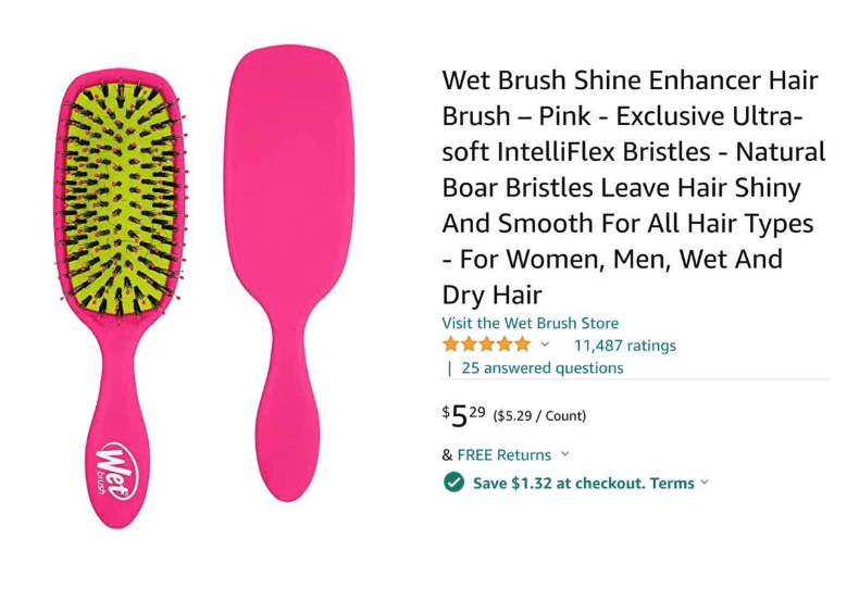 Wet Brush Detangling Hair Brushes from $ on Amazon - Couponing with  Rachel