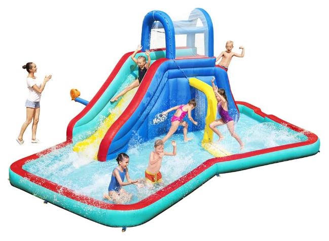 LOWEST PRICE - Bestway H2OGO! Waterfall Waves Mega Water Park ONLY $157 ...