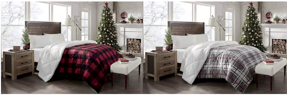 Mink to Sherpa Reversible Comforters in All Sizes Just $39.99 (reg