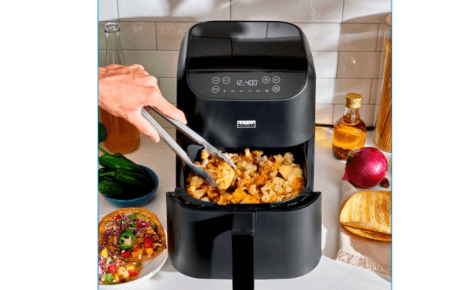 BELLA 3.7 QT Air Fryer Digital, Black 