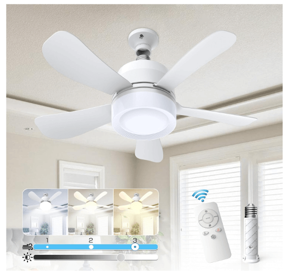 Screw In Socket Ceiling Fan Just $24.99 Shipped on Amazon - Couponing ...