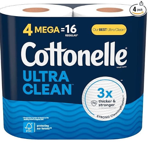 Cottonelle Ultra Toilet Paper 4-Pack JUST $4 Shipped on Amazon (Reg. $6