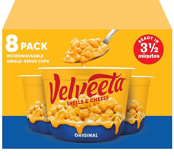 Velveeta Shells & Cheese Microwavable Cups 8-Pack Just $5.93 Shipped on ...