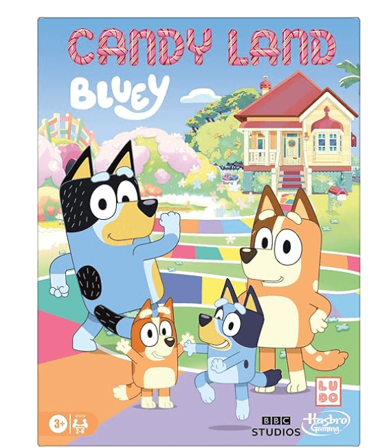 Candy Land BLUEY Only $10 - Couponing with Rachel
