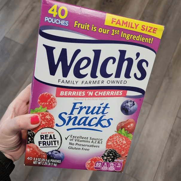 Welch's Fruit Snacks Mixed Fruit 40 Count (2 flavors)